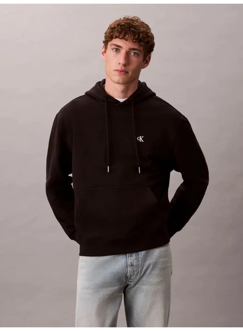 Calvin Klein Jeans Cotton Terry Monogram Hoodie
